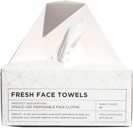 Image Skincare Fresh Face Towels Jednorazowe ręczniki do oczyszczania twarzy 80 szt