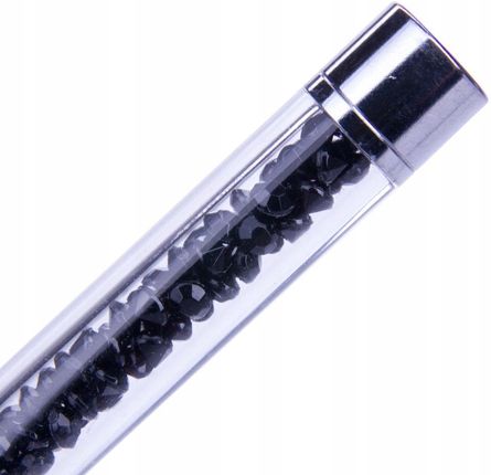 Allepaznokcie Pędzelek do ombre zdobień Glam Line cyrkonie czarn - zdjęcie 5