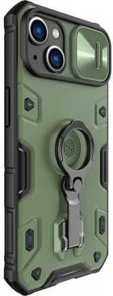 Nillkin Etui Z Ochroną Aparatu Camshield Armor Pro Magnetic Do Iphone 14 Plus Zielone 