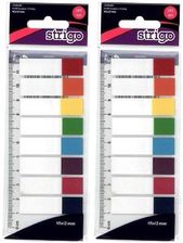 Zdjęcie Zakładki Indeksujące Paski Z Linijką Strigo Pakiet - Łask