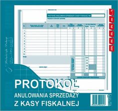 Zdjęcie Protokół Anulowania Sprzedaży Z Kasy Fiskalnej - Szczucin
