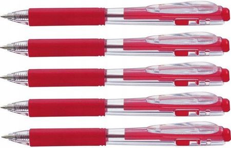 Długopis Pentel Wow! Bk437 Czerwony Do Szkoły X5