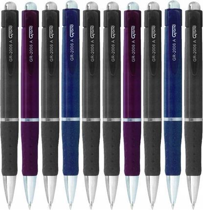 Długopis Automatyczny Grand Ty 0.7Mm Niebieski X10
