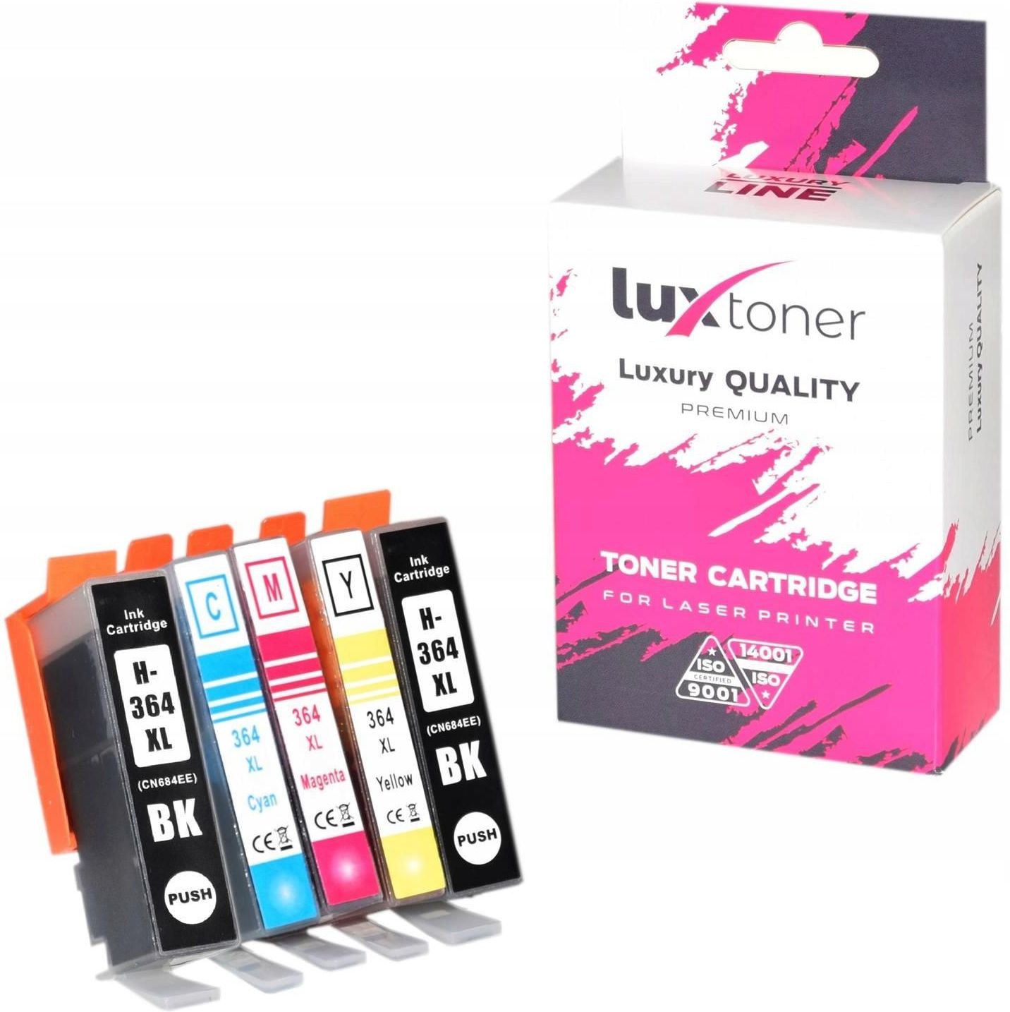 Tusz Luxtoner 5x Tusz Do Hp 364 Xl C6380 D5460 6510 5524 B109 Do Drukarki Opinie I Ceny Na 0339