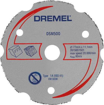 Dremel Uniwersalna węglikowa tarcza tnąca DSM20 (DSM500) 2615S500JB