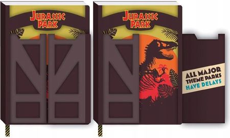 Zeszyt 3D Twarda Okładka Brama Jurassic Park