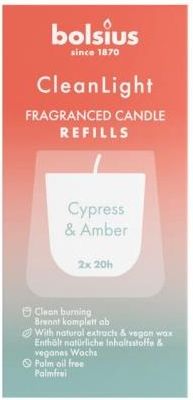 Bolsius Cleanlight Wkład zapachowy Cyprys & Ambra
