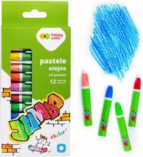 Zdjęcie Happy Color Pastele Olejne Jumbo Kredki 12 Kolorów - Elbląg