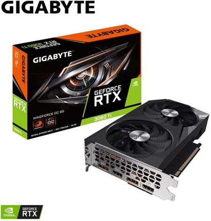 Gigabyte GeForce RTX 3060 Ti WINDFORCE OC 8GB GDDR6 (GVN306TWF2OC8GD)