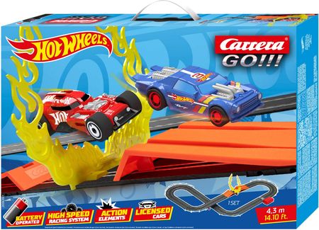 Carrera Toys Tor Go!!! Hot Wheels 4,3M + Skocznia 63517