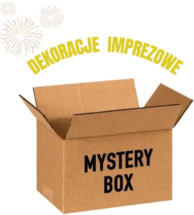 Mystery Box Dekoracje Imprezowe Paczka Niespodzianka Prezent Akcesoria Ozdoby Na Przyjęcie Tajemnicze Pudełko