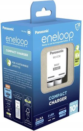 Panasonic Compact + 2X Aa Eneloop 2000 Mah (KKJ50MCD20E)