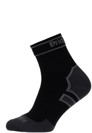 Bridgedale Skarpety Storm Sock Lightweight Ankle Black Mid Grey