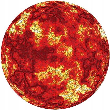 Puzzle Okrągłe Z Recyklingu 1000El Słońce
