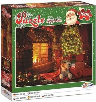 Grafix Puzzle 1000El. Boże Narodzenie Święty Mikołaj