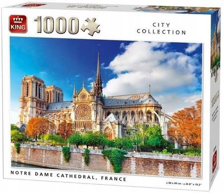 King Puzzle Katedra Notre Dame 1000El.