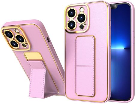 Hurtel New Kickstand Case etui do iPhone 12 z podstawką różowy