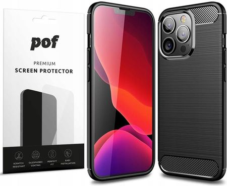 Spacecase Etui Case Carbon Do Iphone 14 Pro Max + Szkło Pof