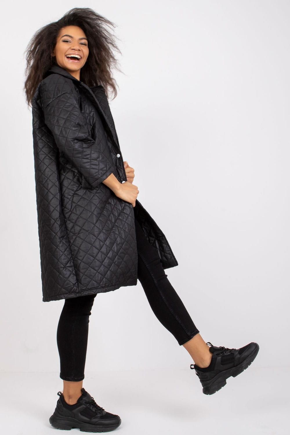 Ex Moda Płaszcz Damska Model EM-PL-655.91 Black - Ceny i opinie - Ceneo.pl