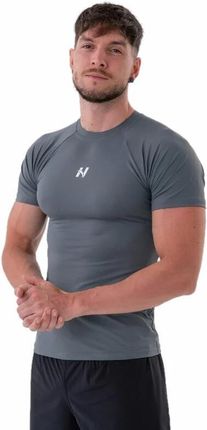 Nebbia Functional Slim-fit T-shirt Grey M