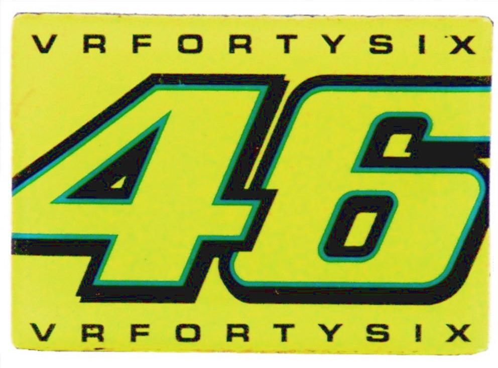 Vr46 Racing Magnes Valentino Rossi Vrumgpat601 3X4Cm