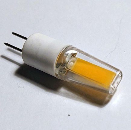 Żarówka diodowa COB LED G4 2W biała ciepła 230V (ok 3000k)