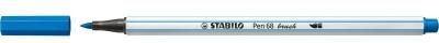 Flamaster Stabilo Pen 68 Brush Ciemnoniebieski 1 Kol. 568/41