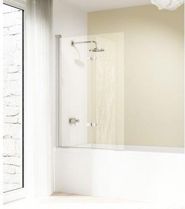Huppe 501 elegance, parwan nawannowy, Drzwi składane, mocowanie lewe srebrny matowy przezroczyste120 cm 8E2302087321