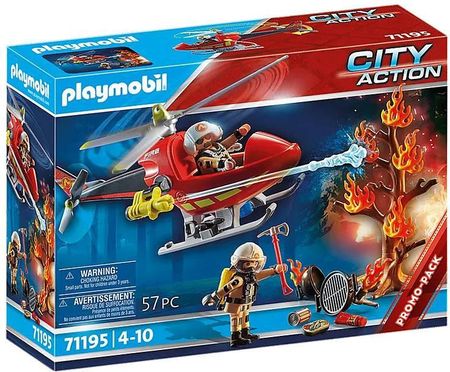 Playmobil 71195 Helikopter Strażacki - zdjęcie 2