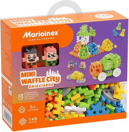 Marioinex Mini Waffle City Śmieciarka 148El. 903131