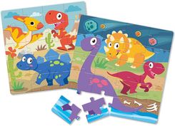 Askato Puzzle magnetyczne 20 elementów Dinozaury