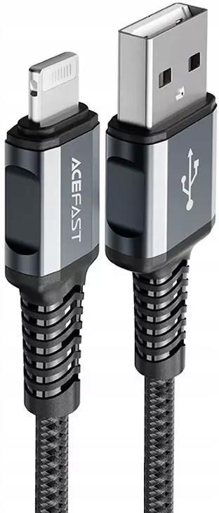 Acefast Kabel Mfi Usb Lightning M A Szary Opinie I Ceny Na Ceneo Pl