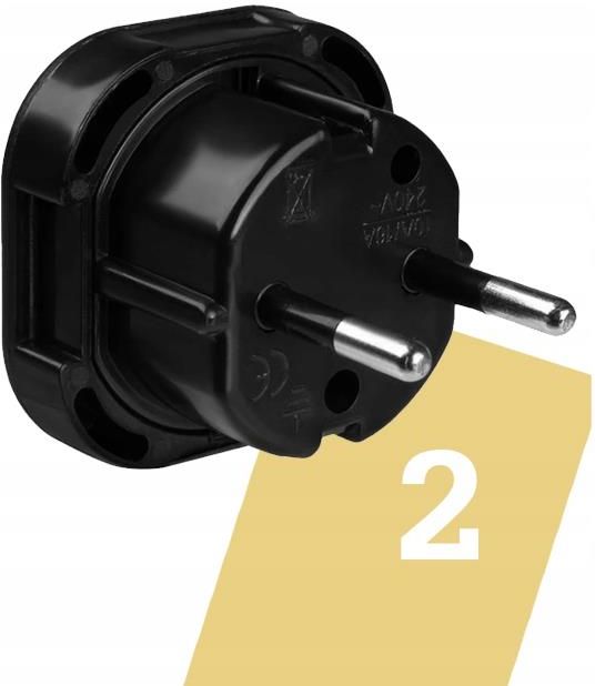 Selty Angielska Wtyczka Przejściówka Adapter Uk Na Pl Eu (5903684276035