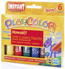 Zdjęcie Farby W Sztyfcie Playcolor 6 Kolorów Instant - Bieżuń