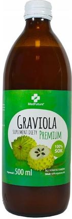 Medfuture Graviola Premium Sok 500ml Bio Eko Odporność 100%