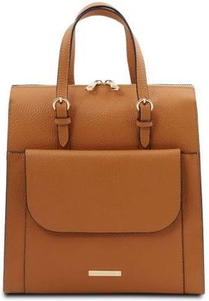Tuscany Leather TL Bag - skórzany plecak dla kobiet TL142211 kolor Cognac
