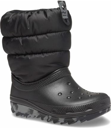 Dziecięce Śniegowce Crocs Classic Neo Puff Boot K 207684-001 – Czarny