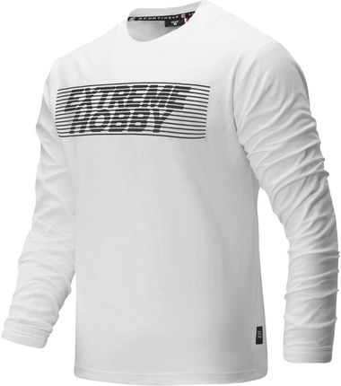 EXTREME HOBBY Koszulka męska z długim rękawem Extreme Hobby HIDDEN Biały