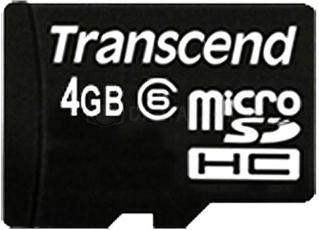 Transcend microSDHC 4GB Class 6 (TS4GUSDHC6)