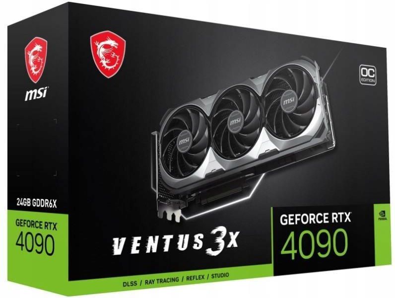 B*W様 MSI VENTUS 3X GEFORCE RTX 4090 OC H VGA MSI GeForce® RTX 4090 24GB VENTUS 3X E OC : Amazon.pl