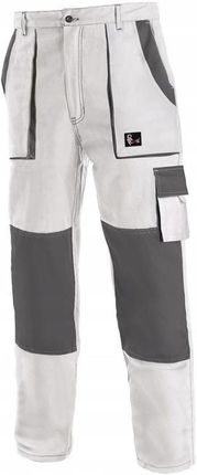 Cxs Lux Josef spodnie robocze białe bawełna '58