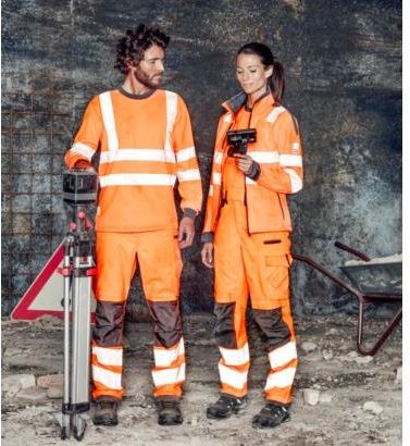 WÜRTH MODYF Warnschutz Langarmshirt Neon - Sicherheitskleidung Für Beruf & Baustelle