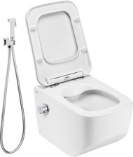 Venice 52 cm Miska WC wisząca z funkcją bidetu z baterią bidetta - Urządzenia WC z funkcją higieny