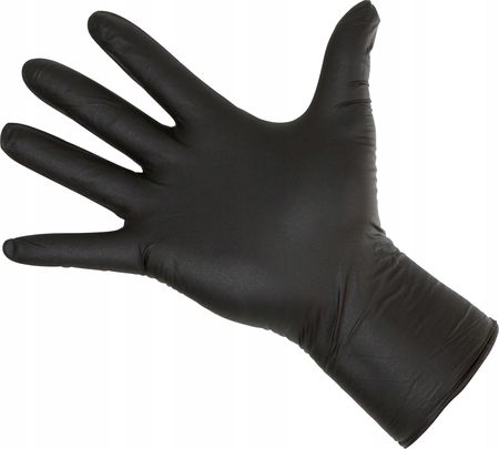Rękawice nitrylowe Long Black Grube XL 50szt Kerbl