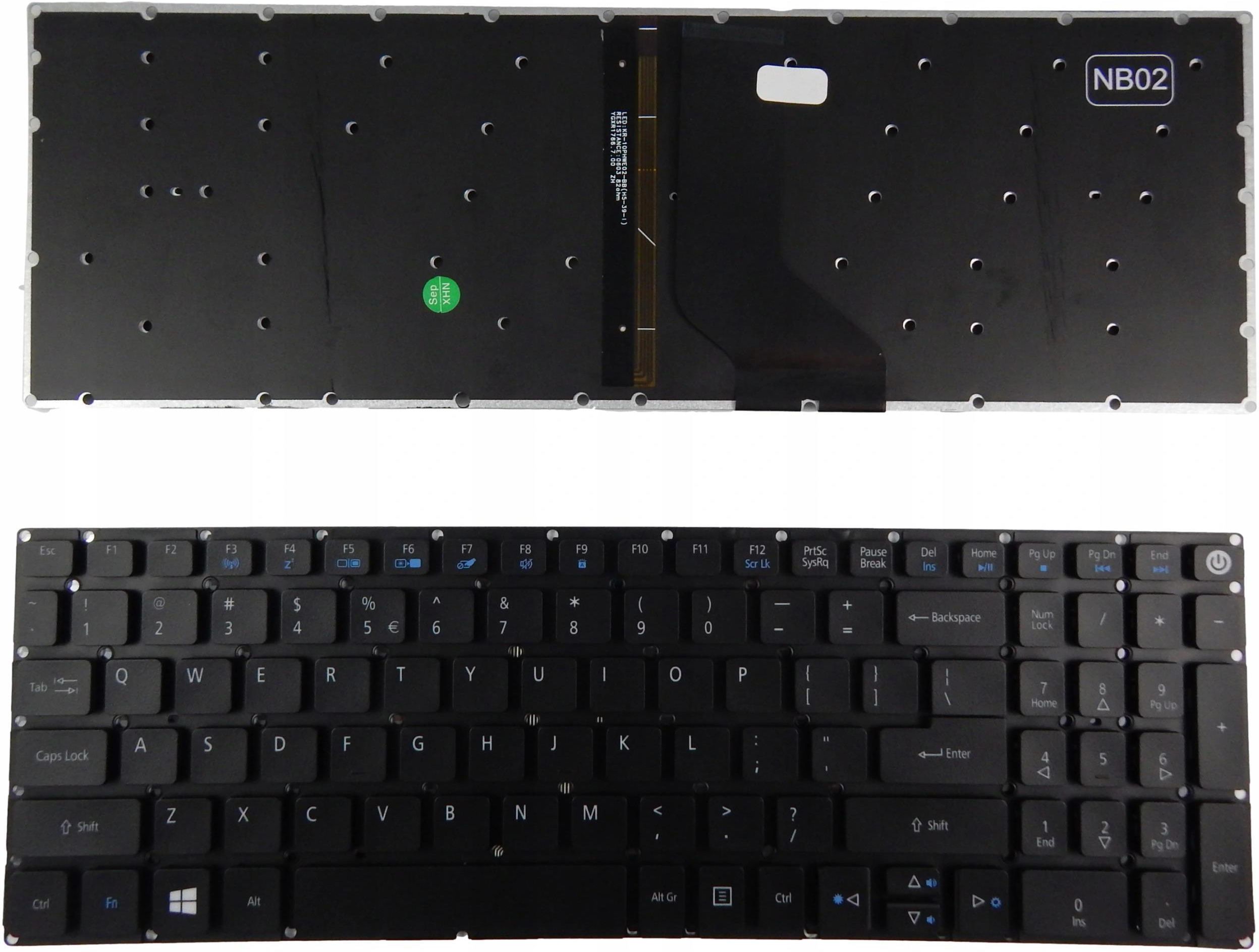 Podzespoły do laptopa TPRC KLAWIATURA DO LAPTOPA ACER ASPIRE F5 573G 50EC LED Opinie i ceny na