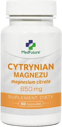 Medfuture Cytrynian Magnezu 650mg 60 Kaps.
