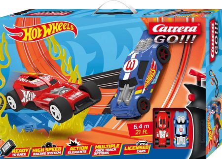 Carrera GO!!! - Tor samochodowy 6,4 m Hot Wheels 6.2 + 2 samochody 62553