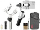 ZHIYUN SMOOTH 5S COMBO BIAŁY gimbal z lampą do smartfonów + ZESTAW