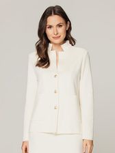 Zdjęcie Kremowa marynarka ze stójką - Szczekociny