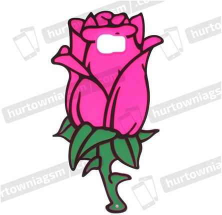 Nemo Etui 3D Róża Samsung S6 Róż